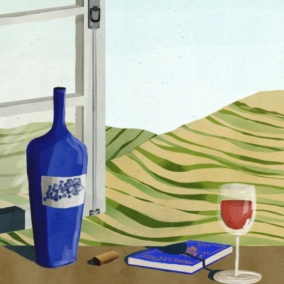 ILUSTRAÇÃO  "AN AFTERNOON IN DOURO" EVA HALFERS