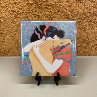 AZULEJO "ABRAÇO" BÁRBARA AMARAL