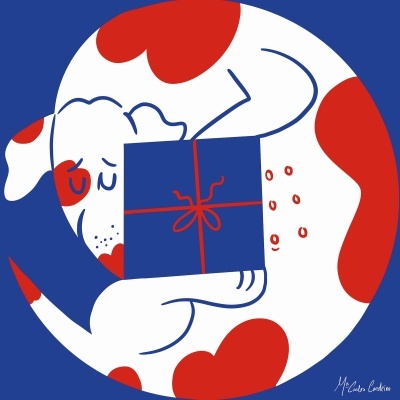 AZULEJO "DOGGY" MARIA CARLOS CARDEIRO