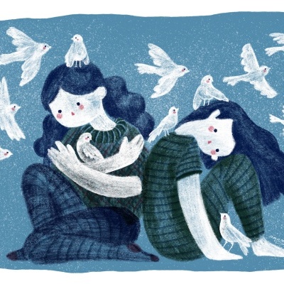 ILUSTRAÇÃO "BRANCA SAUDADE" ANA RITA ROBALO