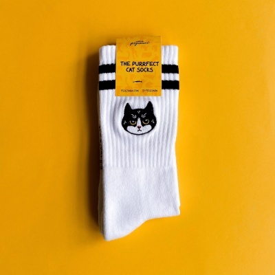 MEIAS "PURRFECT CAT SOCKS" SARA FELGUEIRAS