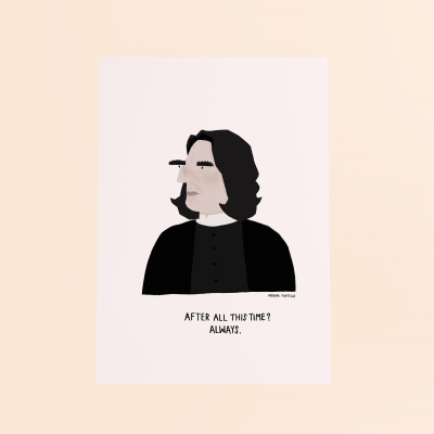 ILUSTRAÇÃO "SEVERUS SNAPE" ADRIANA FONTELAS