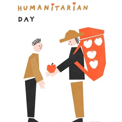 ILUSTRAÇÃO "HUMANITARIAN DAY" ANNA TUPOTA