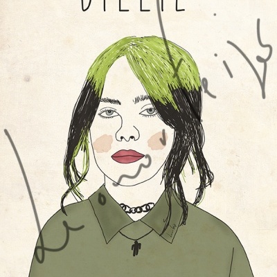 ILUSTRAÇÃO "BILLIE EILISH" LEONOR FEIJÓ