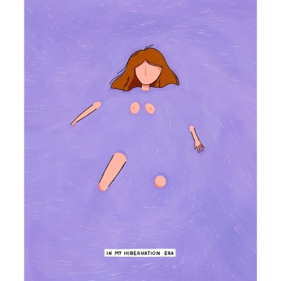 ILUSTRAÇÃO "IN MY HIBERNATION ERA" KIKA