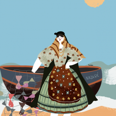 ILUSTRAÇÃO "A MULHER NAZARENA" MARTA LARANJA