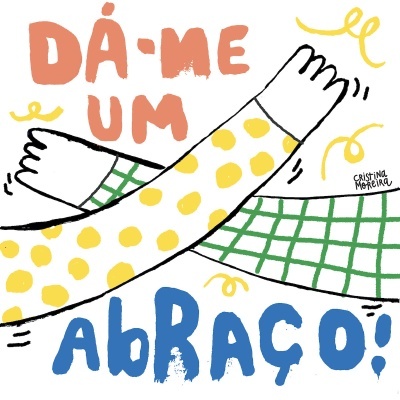 AZULEJO "DÁ-ME UM ABRAÇO" CRISTINA MOREIRA