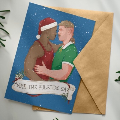 ILUSTRAÇÃO "MAKE THE YULETIDE GAY" DIDAS (DIOGO PAIXÃO)