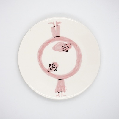 PRATO ILUSTRADO "SEM FIM" JOÃO COSTA E PÓ DE BARRO