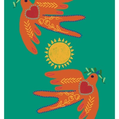 ILUSTRAÇÃO "RISING SUN" ANA CALIGO