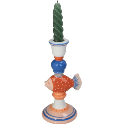 Castiçal "Peixe - Azul" DRYDECORATIONS