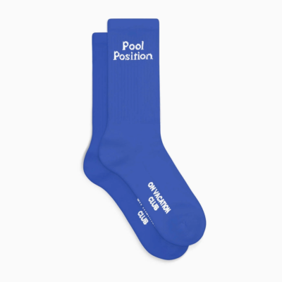 POOL POSITION TENNIS SOCKS - BLUE ON VACATION