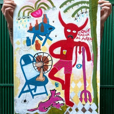 ORIGINAL "RIO 90ºC OU O DIA EM QUE O DIABO VEIO À TERRA" JEFFERSON RIB