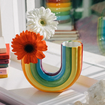 VASE RAINBOW DOIY