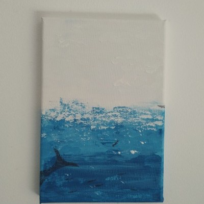 ORIGINAL "HÁ MAIS MARÉS QUE MARINHEIROS - MERGULHO" MARTA NUNES