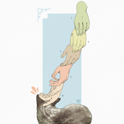 ILUSTRAÇÃO "COMO FAZER UMA FESTINHA" FRANK O MUDO