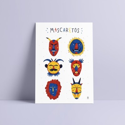 ILUSTRAÇÃO "MASCARETOS" ANA HOO