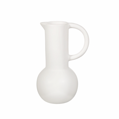 Large Ampora Jug Vase White