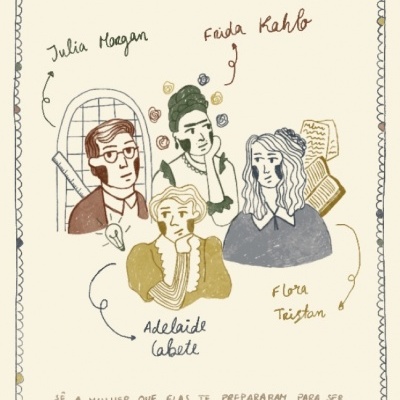 ILUSTRAÇÃO " SÊ A  MULHER QUE ELAS TE PREPARARAM PARA SER " SARA SANTOS