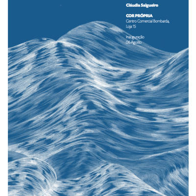 CARTAZ "AZUL OCEANO" CLÁUDIA SALGUEIRO