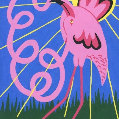 ILUSTRAÇÃO "FLAMINGO" DULCE DO MAR