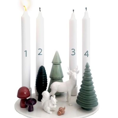 VELAS ADVENTO HISTÓRIAS DE INVERNO DOTTIR NORDIC DESIGN