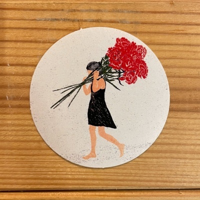 AUTOCOLANTE "REVOLUTION" BÁRBARA R.