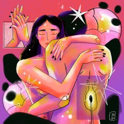 AZULEJO "ABRAÇO" JOANA CUNHA