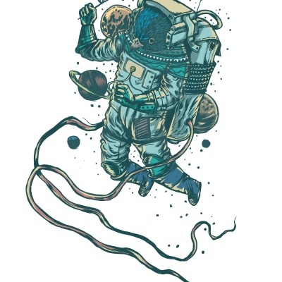 ILUSTRAÇÃO "PEACE IN SPACE" NICOLAE NEGURA