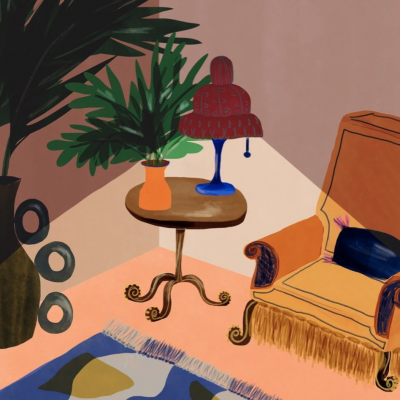 ILUSTRAÇÃO "COZY CORNER" EVA HALFERS