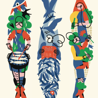 ILUSTRAÇÃO "SARDINHAS" CATARINA OSCARINA