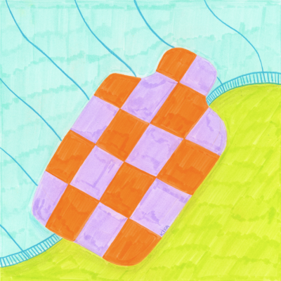 ORIGINAL "WATER BOTTLE" KIKA COM MOLDURA