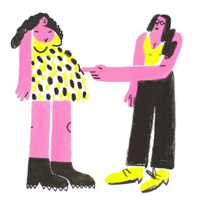 ILUSTRAÇÃO "#1AGRAVIDAETODOS" GABRIELA ARAÚJO