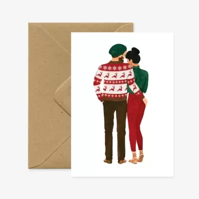 POSTAL XMAS LOVERS ALL THE WAYS TO SAY