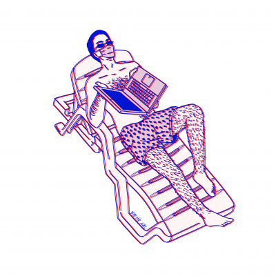 EXPOSIÇÃO "VAI FICAR TUDO BEM" - "VERÃO 2020 - TELETRABALHO I" DE MADALENA ALMEIDA (BITE THE NAIL)