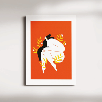 SERIGRAFIA "SHE IS CURIOUS" FÁTIMA BRAVO