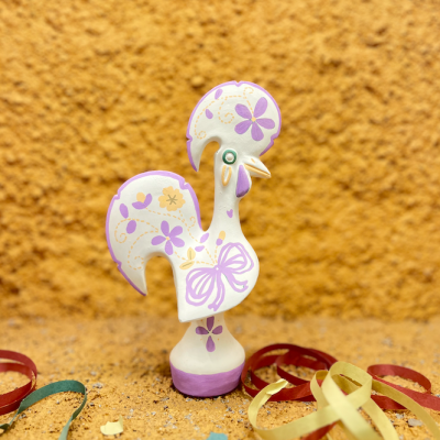 GALO DE BARCELOS 20 CM PATRÍCIA GARÇÃO