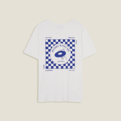 T-SHIRT "VINYL" BRANCO IMAGO