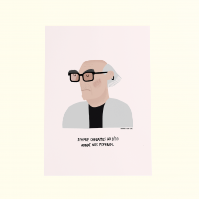 ILUSTRAÇÃO "JOSÉ SARAMAGO" ADRIANA FONTELAS