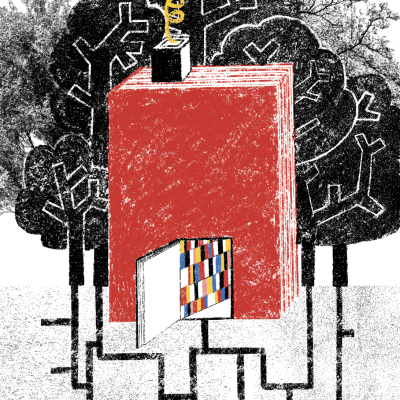 ILUSTRAÇÃO "BIBLIOTECA" BÁRBARA R.