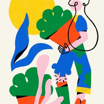 ILUSTRAÇÃO "MEUS RICOS MANJERICOS" CATARINA OSCARINA