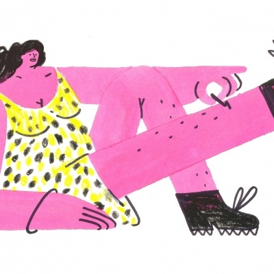 ILUSTRAÇÃO "A GRÁVIDA É DE TODOS" GABRIELA ARAÚJO