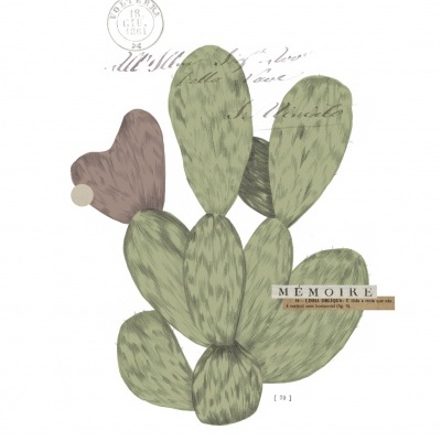 ILUSTRAÇÃO " VALENTINE CACTUS " CLÁUDIA SALGUEIRO