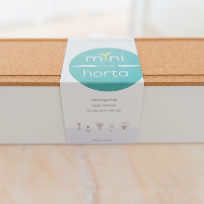 "MINI HORTA - RÚCULA E CANÓNIGOS" LIFE IN A BAG