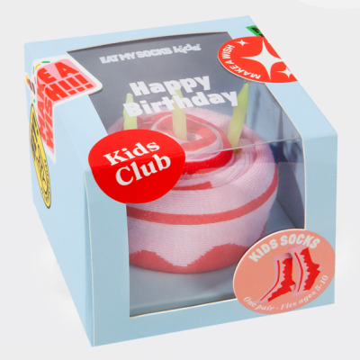 MEIAS DE CRIANÇA "HAPPY BIRTHDAY" EAT MY SOCKS