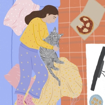 ILUSTRAÇÃO "LAZY PERFECT DAY" DIANA COSTA