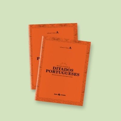 ZINE "DITADOS PORTUGUES: VOLUME 1 - LETRA A" AGUAS FURTADAS