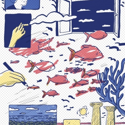 ILUSTRAÇÃO "SOPHIA DE MELLO BREYNER" JOÃO COSTA