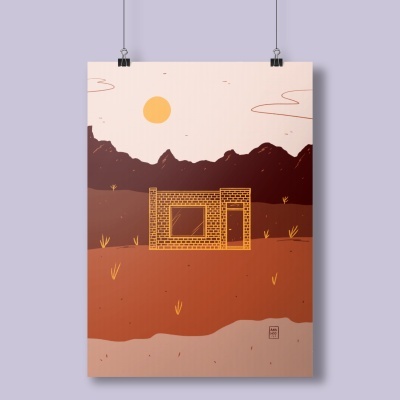 ILUSTRAÇÃO "HAUS OVER TERRACOTTA" ANA HOO