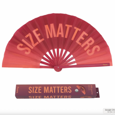 Fan XXL "SIZE MATTERS" FISURA